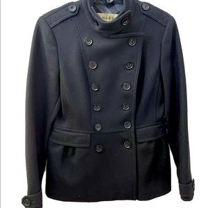 Burberry black half coat size 10 USA